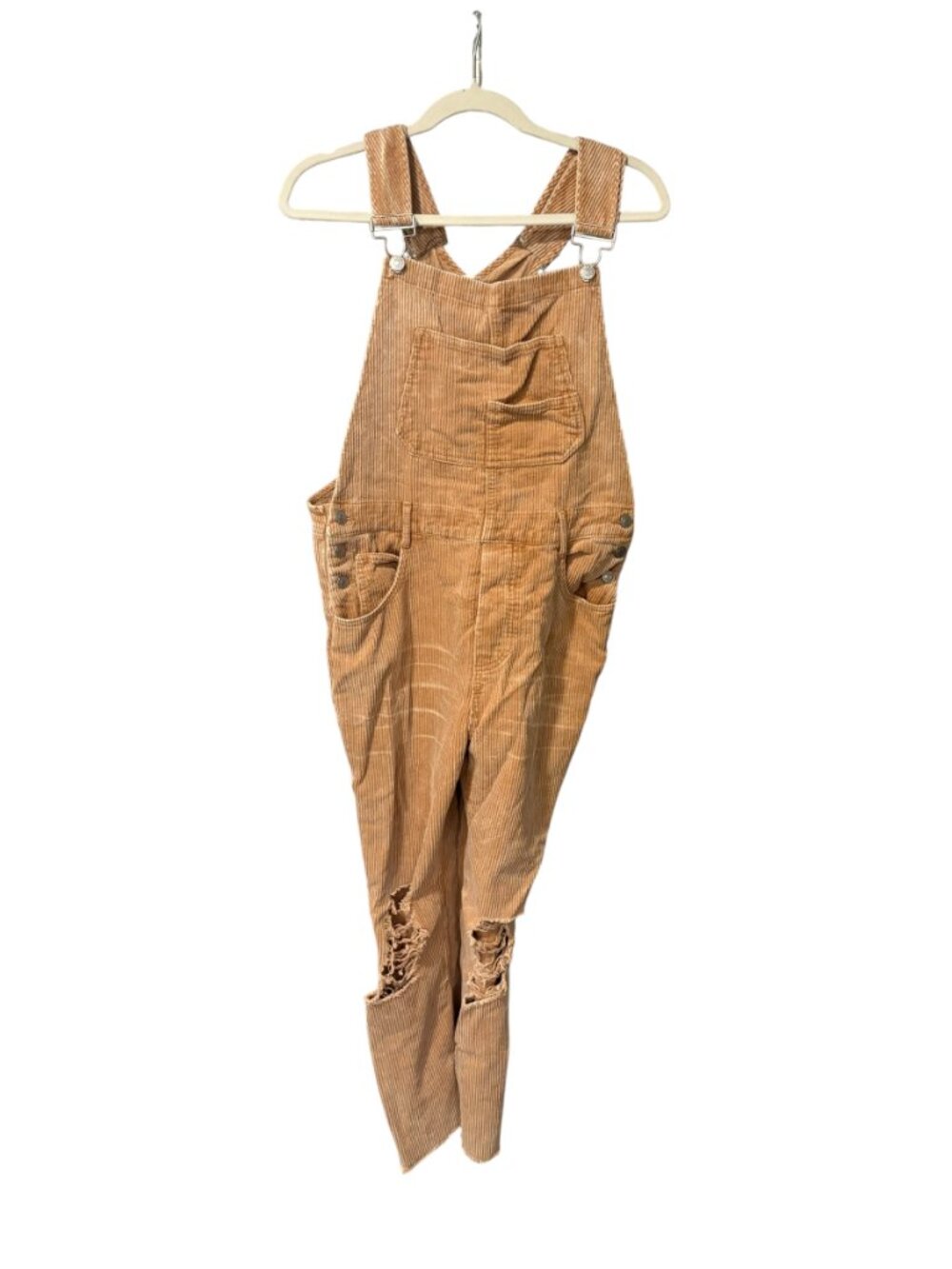 BiBi Distressed Corduroy Overalls - Picture 7 of 15